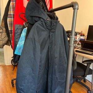 H&M HOODED COAT SZ XL